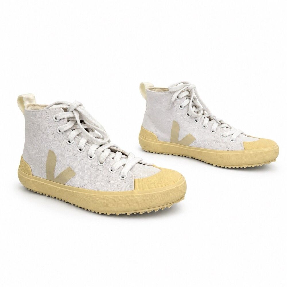 VEJA Nova HT Canvas White Butter High Top Sneakers Women’s US 7 EU 38